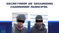 Detienen a dos presuntos extorsionadores en la colonia Plan Guanajuato