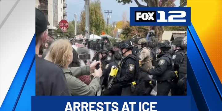 Federal agents detain Portland ICE protester in video; PPB arrests 3 on Saturday