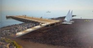 Así era el embarcadero de La Cala del Moral: 1.126 metros cuadrados y una inversión de 1,2 millones de euros