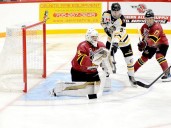 Mullen backstops Timmins Rock to win over Iroquois Falls Storm