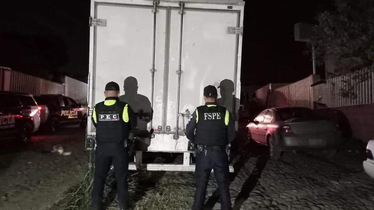 Policía Estatal de Caminos asegura en León 11 unidades de carga robadas