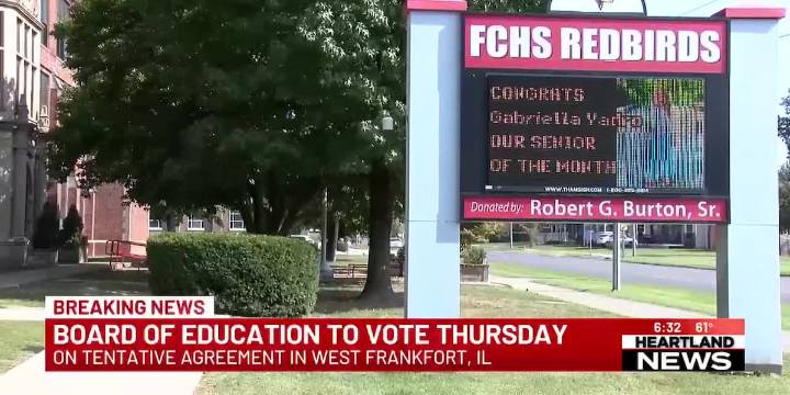 West Frankfort contract with teachers officially in place