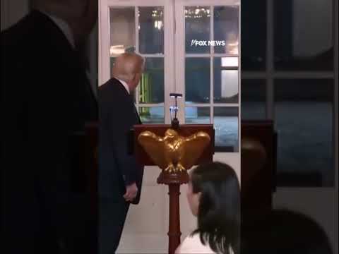 JUST IN: Trump unveils construction of the new ballroom at the White House #trump #shorts