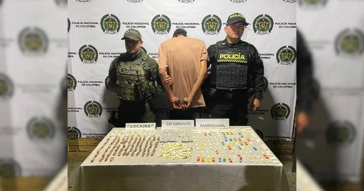 Sorprendido en plena calle con más de 400 dosis de droga listas para su venta