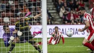 El Real Zaragoza, incapaz, cae en Gijón ante un Sporting que jugó con diez toda la segunda parte (1