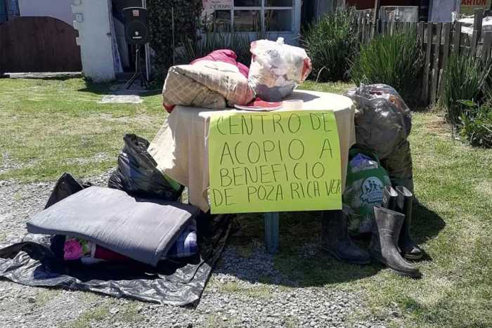 Vecinos de Toluca se movilizan para ayudar a Poza Rica
