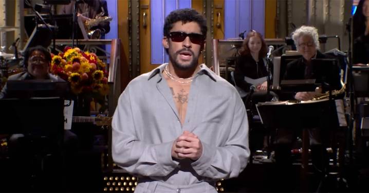 Bad Bunny Responds to Concern Over His Super Bowl Halftime Show on 'SNL'