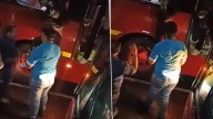 “¡Me encanta vivir en Bogotá!” Usuarios de Transmilenio colgaron a presunto ladrón por la ventana y todo quedó en video