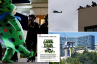 Portland emergency helicopters divert from hospital over laser party ICE threats