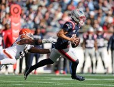 What made Drake Maye more nervous than facing Myles Garrett?