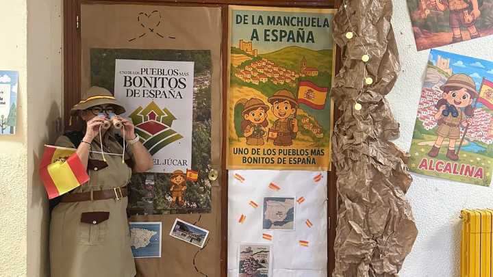 La originalidad de María José, profesora en este pueblo de Albacete: «Se han convertido en verdaderos embajadores»