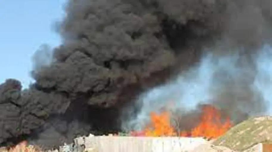 Controlado un incendio originado en la planta de residuos de Alcázar de San Juan