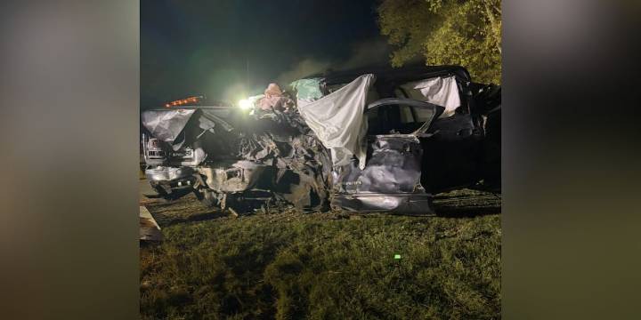 Driver killed in single-vehicle crash; juvenile injured