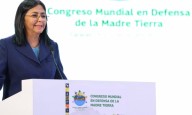 Vicepresidenta Rodríguez exige cambio del sistema para salvar el planeta
