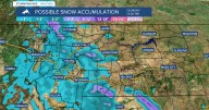 Scattered showers, mountain snow, and cooling temperatures through the weekend