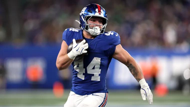 Cam Skattebo stats vs. Eagles: Giants rookie RB finds end zone three times in blowout win