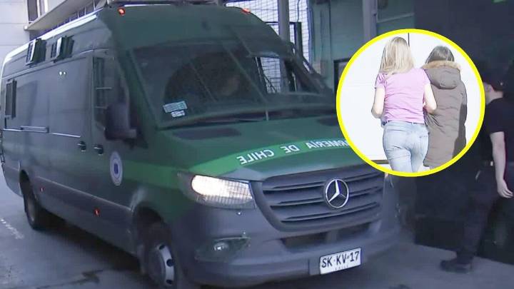 Así fue la llegada de imputados a formalización por secuestro con homicidio de Krishna Aguilera