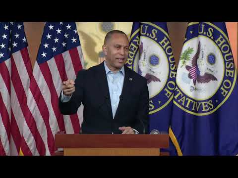 FULL: Democratic Leader Hakeem Jeffries talks on day 14 of government shutdown