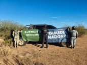 ASEGURAN UN VEHÍCULO CON ARTEFACTOS EXPLOSIVOS PARA DRON