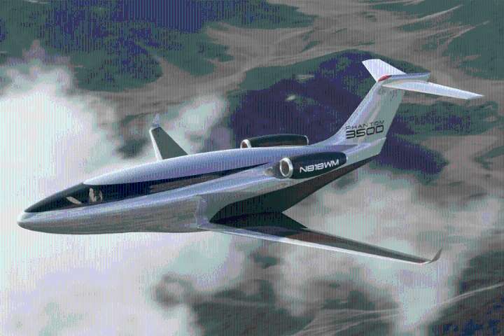 Ultra-sleek jet dubbed the ‘Plane of the Future’ dubbed Phantom with no windows but giant wall