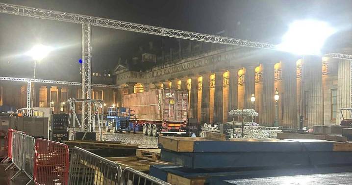 Preparations underway for Edinburgh Christmas Markets as construction begins