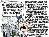 Cartoon: Lies and the lying liars who tell them