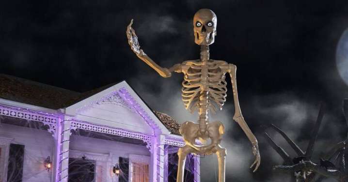 Home Depot’s 12-Foot Skeleton Is Back—And You Can Finally Buy It Again
