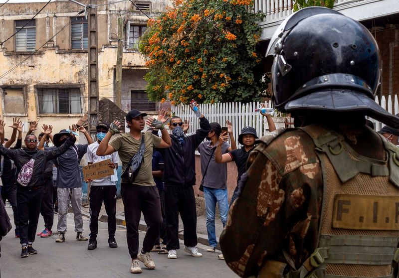 Madagascar protesters demand president's resignation in fifth day of rallies