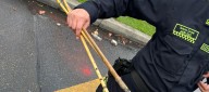 Cuatro policías heridos con flechas en disturbios frente a embajada de EE.UU. en Bogotá
