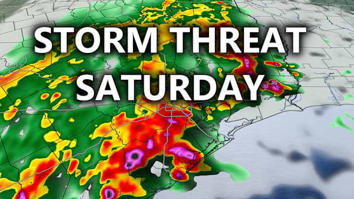 TIMELINE: Houston’s Saturday Storm Threat