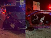 3 heridos deja choque en la carretera que conduce al Sabinal en Aguascalientes