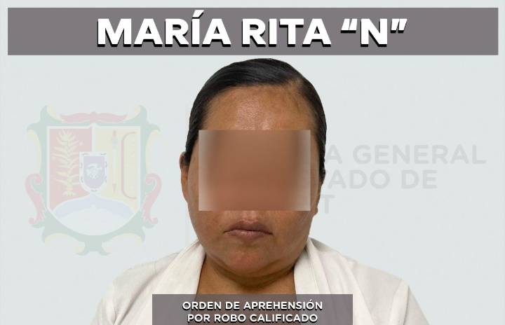 Atraparon a María Rita por robo calificado
