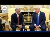 Canadian PM Mark Carney meets Trump as tensions over trade war continue