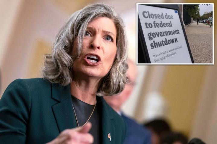 Exclusive | Sen. Joni Ernst rolls out bill to study impact of government shutdown as pricetag blows past $4.4 billion