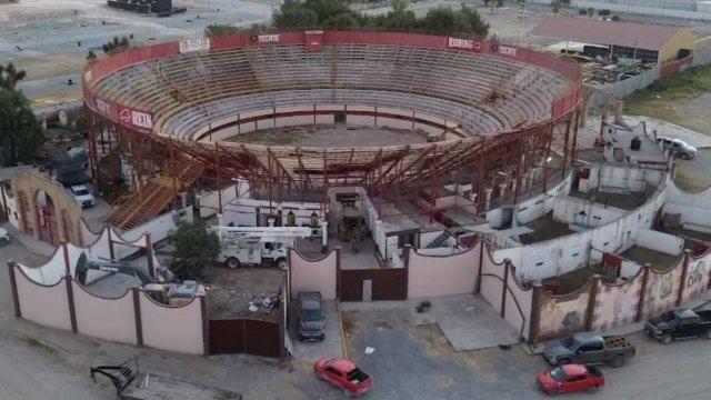 ¡Adiós Vaquero! Demuelen legado taurino local; inicia retiro de Plaza de Toros Armillita