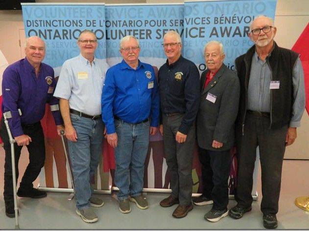 Kincardine Lions receive 2025 Ontario Volunteer Service Awards