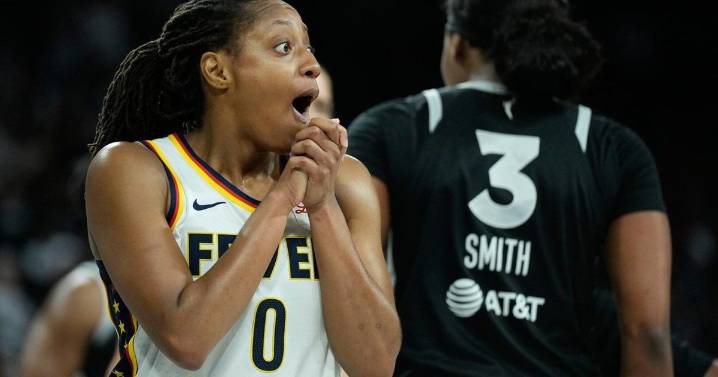 Fever guard Kelsey Mitchell says severe cramps left her lower body feeling numb in loss to Aces