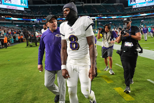 NFL multa a los Ravens con 100.000 dólares por informe erróneo sobre lesión de Lamar Jackson