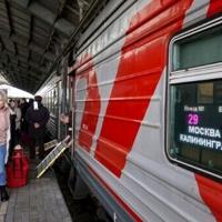 On board the Cold War-style sealed train from Moscow to Kaliningrad