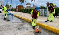 Mantiene Gobierno de BJ trabajos preventivos y recorridos ante chubascos dispersos