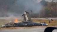 Dartmouth Plane Crash: Two dead after small aircraft bursts into flames, highway shut down