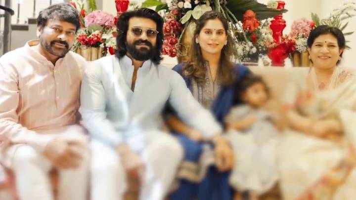 Ram Charan and Upasana Konidela pregnant with baby no 2, Chiranjeevi and family celebra...