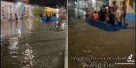 Entre chalupas y canoas, jóvenes en municipio de Magdalena se creyeron la Venecia latinoamericana