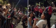 Discusión por lugares provoca pelea entre mujeres en pleno desfile de catrinas en CDMX: “No se cuelen, no dejan ver”