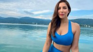 Sophie Choudry, In Austria, Is Relaxing Like A True Water Baby