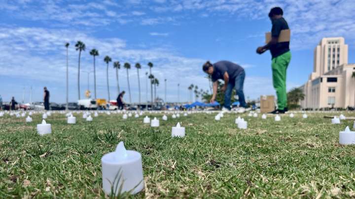 World Homeless Day marked in downtown San Diego with vigil and free services