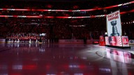 Reflective Florida Panthers raise second Stanley Cup banner