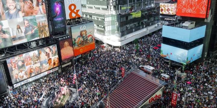 'No Kings' protests against Trump mark the third mass mobilization since his return to the White House
