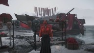 How to call the merchant's boat at Crimson Dye Beach in Ghost of Yōtei