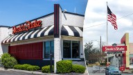 Steak 'n Shake follows Camping World, other businesses with colossal flag displays